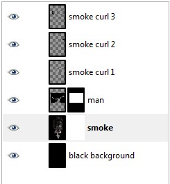 layer panel with masks